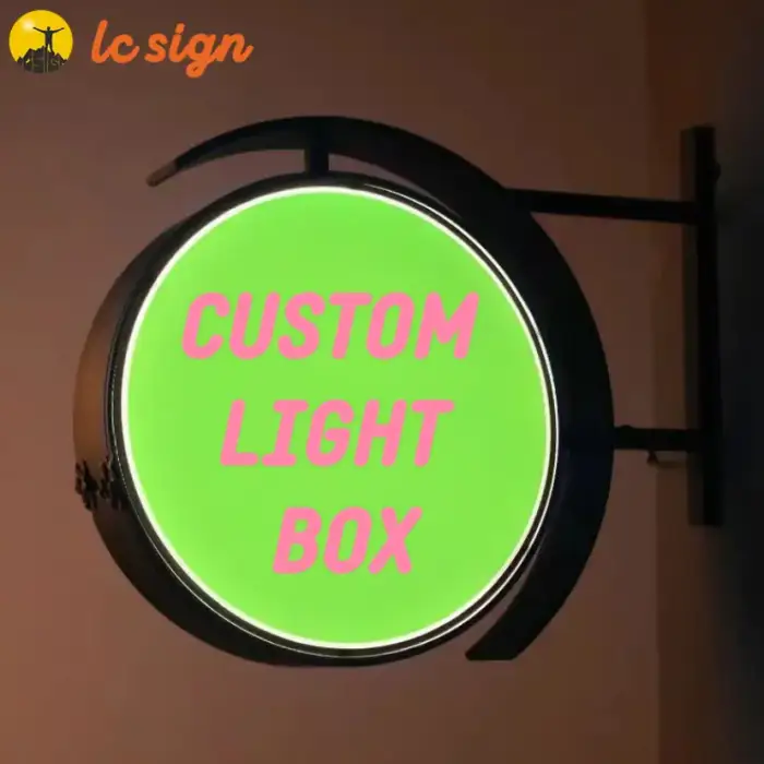 LED Outdoor and Indoor Light Box Scrolling LED Light Box for Shops Advertising Light Box Signage