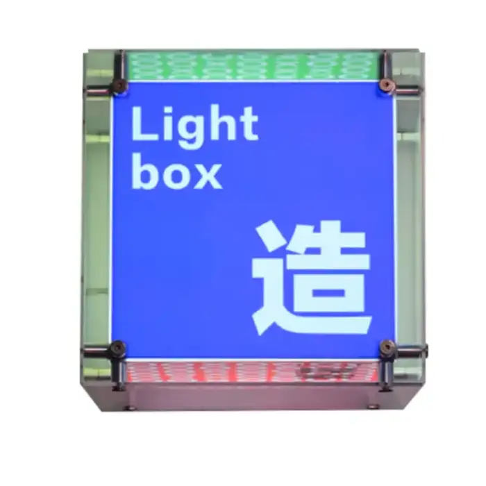 LED Lightbox Logo Outdoor Store Billboard, Wall Mounted DIY Assembled Acrylic Light Box Logo Advertising Box