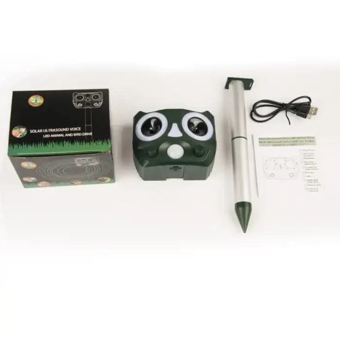 Outdoor Waterproof Eco-friendly Effective Ultrasonic Pest Repeller