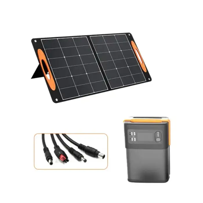 For Hiking RV Ebike Camping Fridges Freezer Outdoor Traveling Solar Sunpack Foldable 100W 200Watt Panel Mobile Panels with USB