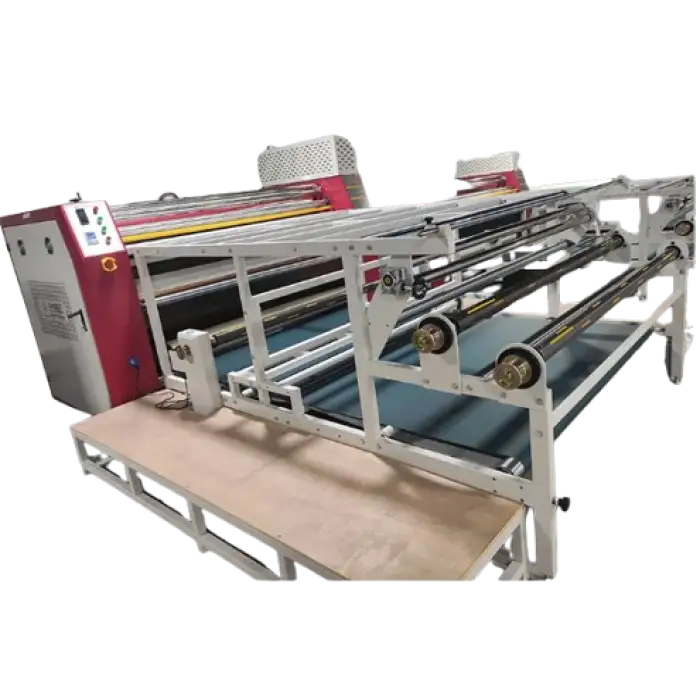 1.6m 1.8m italy technology europe quality 1000mm drum efficient heat transfer machine 2.6m 3.2m thermal heat press for fabric PD-1800D-1000