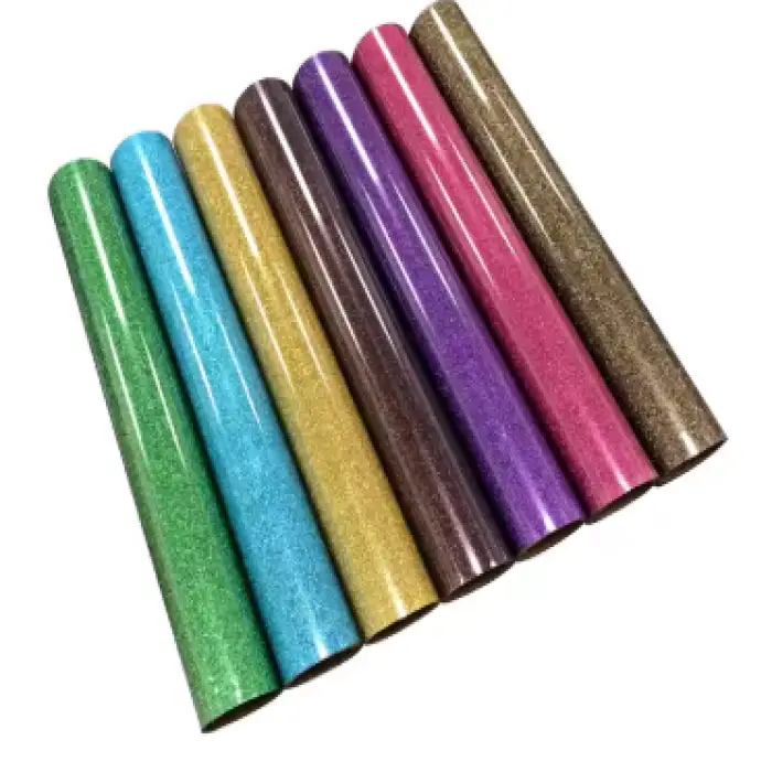 Flock Heat Transfer Vinyl for clothing T-shirt,  PU heat transfer vinyl film