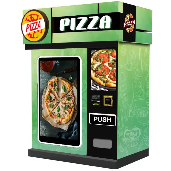 Hamburgers Vending Machine With Elevator In 24hours Pizza Robot Box