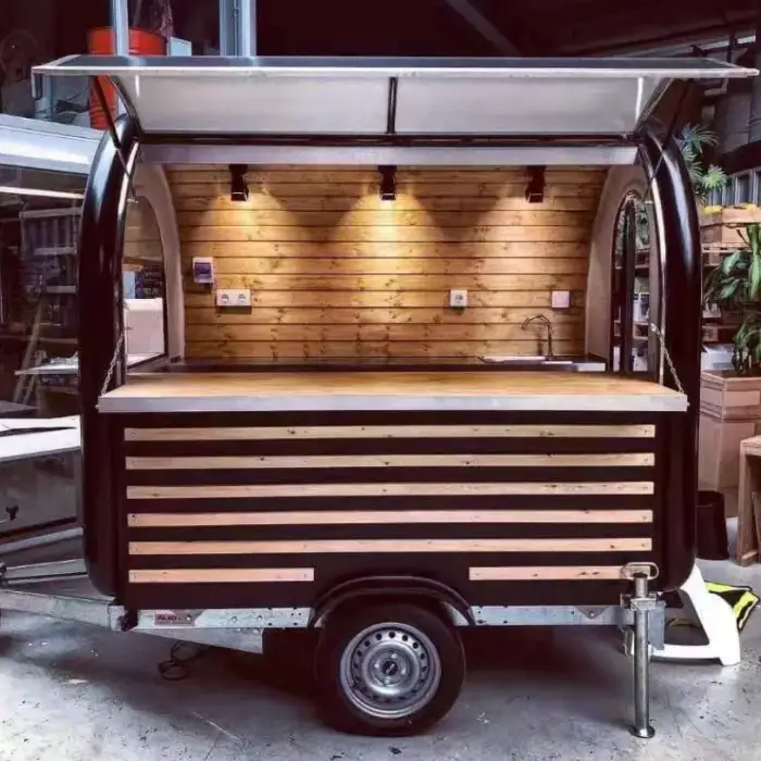 Mobile Food Cart (with two tires)