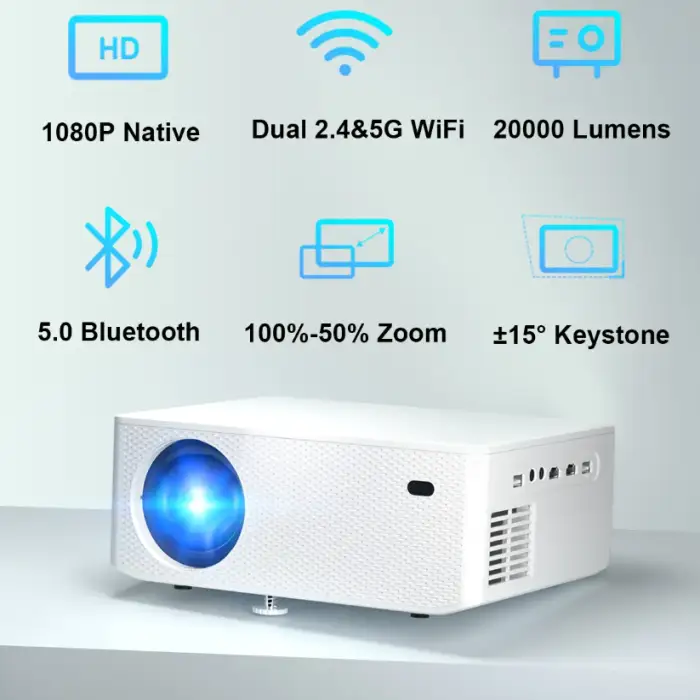 XJK 4k Mini Projectors Home Theater Beamer Durable Portable Projector Smart Full Hd Home Screen Small Lcd Light Projectors