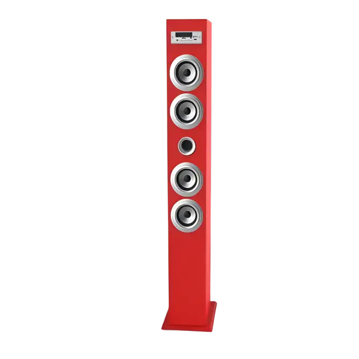 Tower Speaker with USB,TF,FM,Remote Multimedia Wireless Stereo Speaker Indoor Home Theatre System