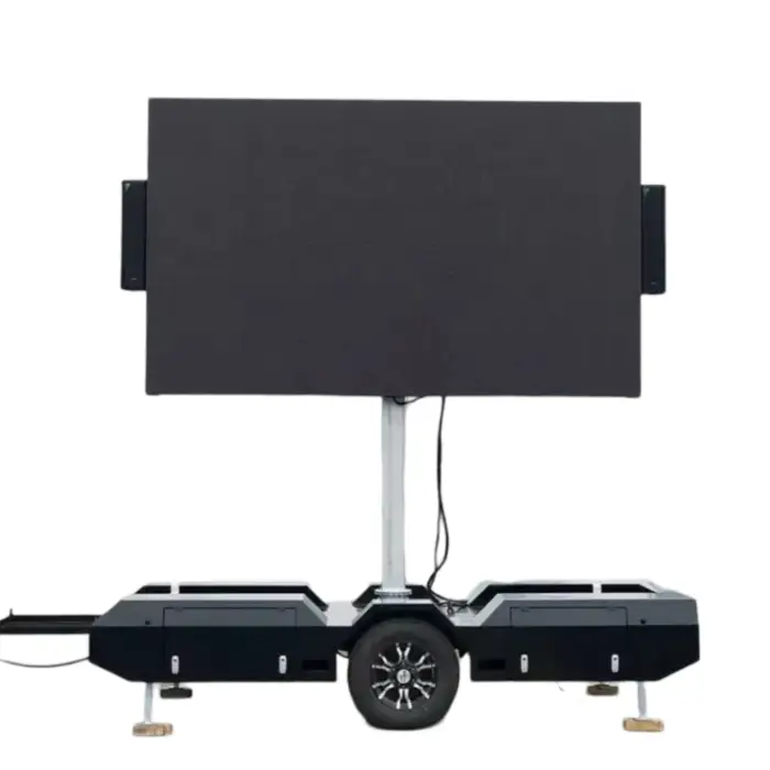 High brightness full color P5 advertising truck mounted mobile led display TV screen