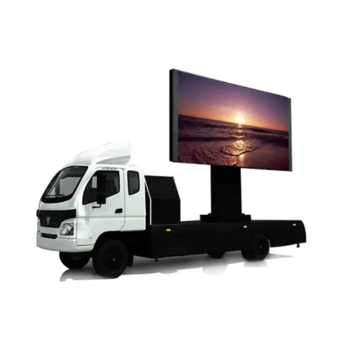 High brightness full color P5 advertising truck mounted mobile led display TV screen