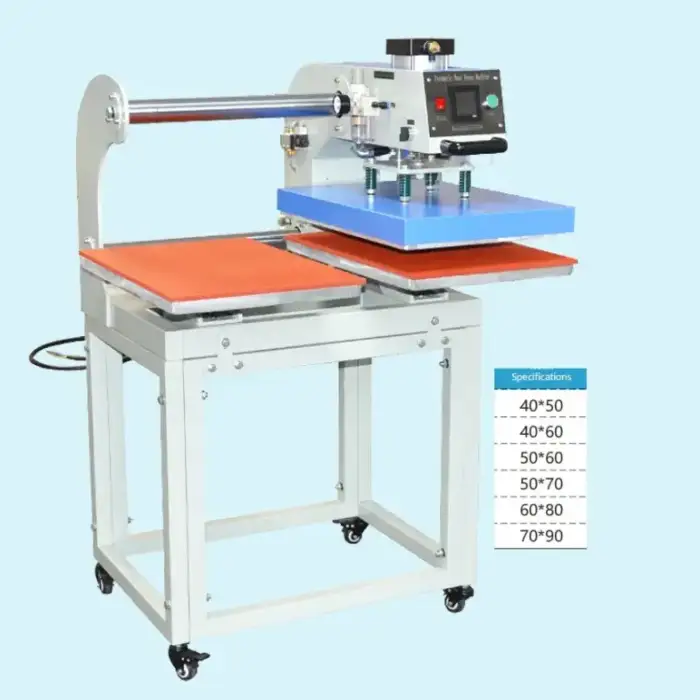 Auto Digital Double Station Heat Press Transfer Machine