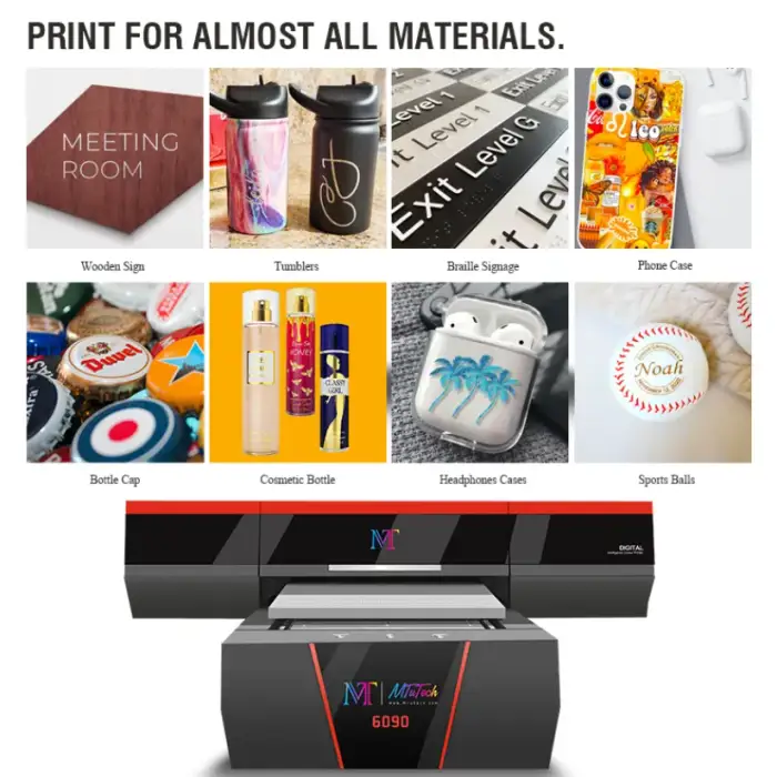 Versatile Small Format UV Digital Flatbed Printing Machine 6090 for Souvenirs &amp; Promotional Products Printing