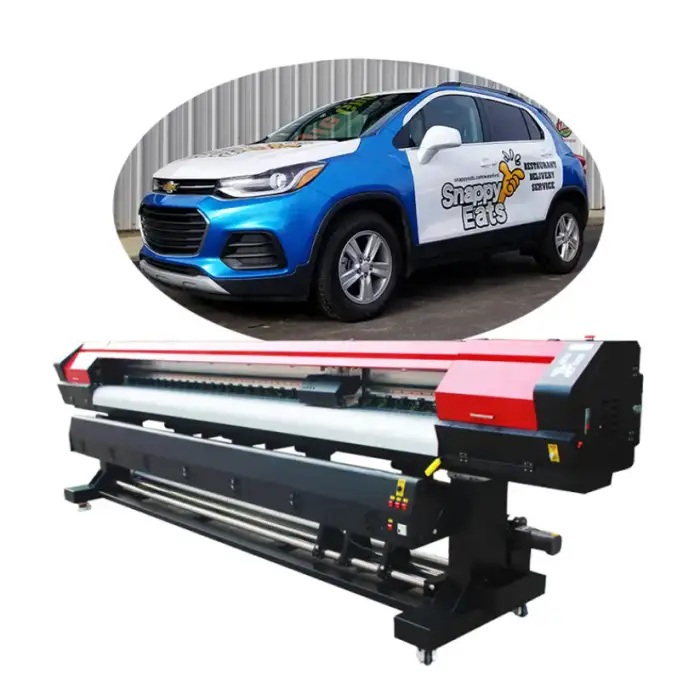 Dx7 High Speed 4 Color  3.2M 24 inch Eco Solvent Printer For Digital Printing service