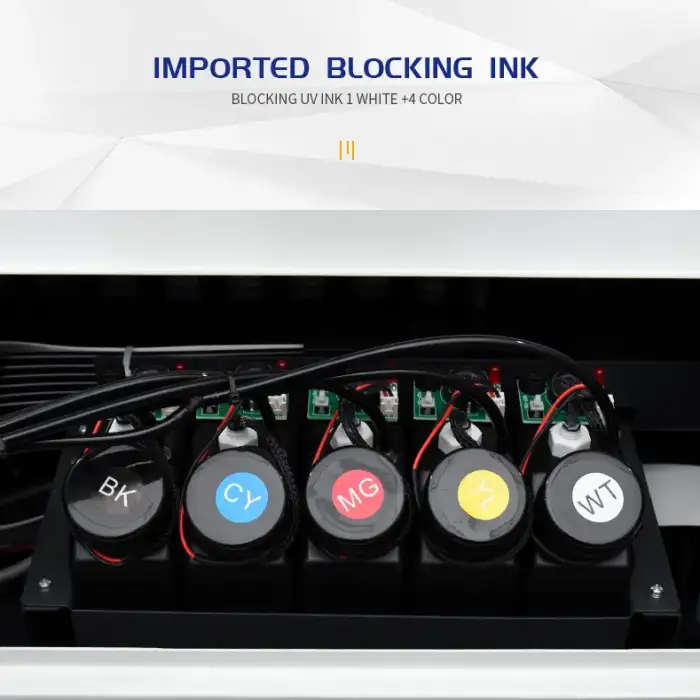 Mini UV Printer 3045E Epson XP600 Digital Inkjet UV Flatbed Printer For ID Card Acrylic Photos