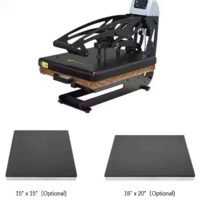 Galaxy Auto Clam Heat Press Machine - Automatic and Manual for T-Shirt Printing