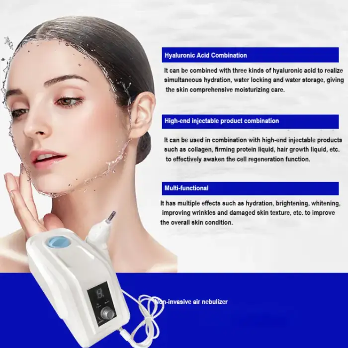 Professional Hair Growth Liquid Air Nebulizer For Overall Health Rebuild Skin Whiten Smooth