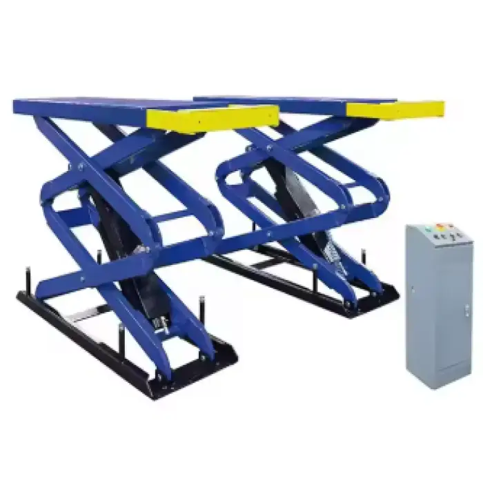 3500kgs Steel Vehicle Hydraulic Elevator Auto Lifter Underground Scissor Car Lifts