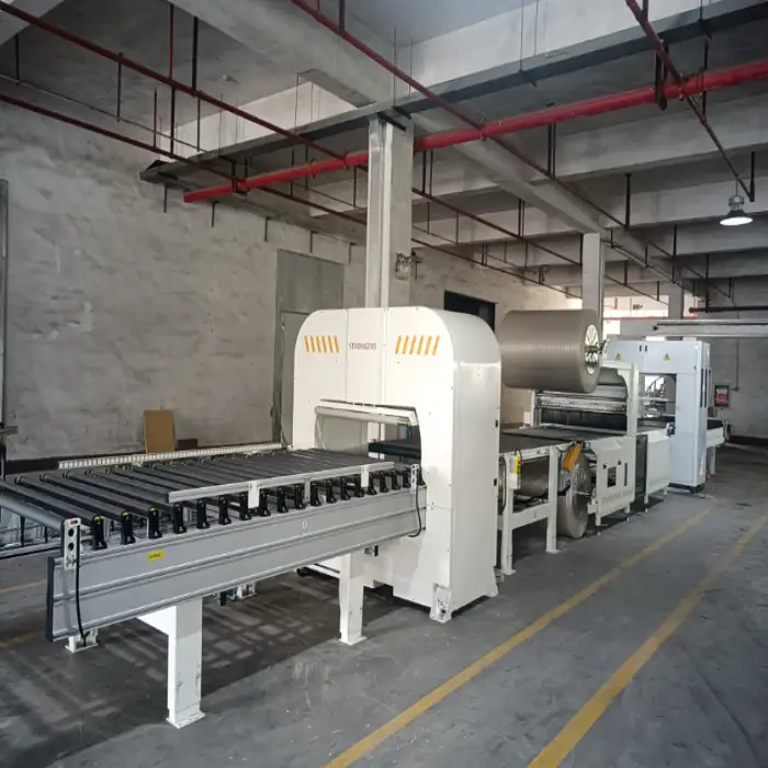 Full Automatic Wood Wrapping Machine for Packaging Film Laminating High Efficiency Equipment