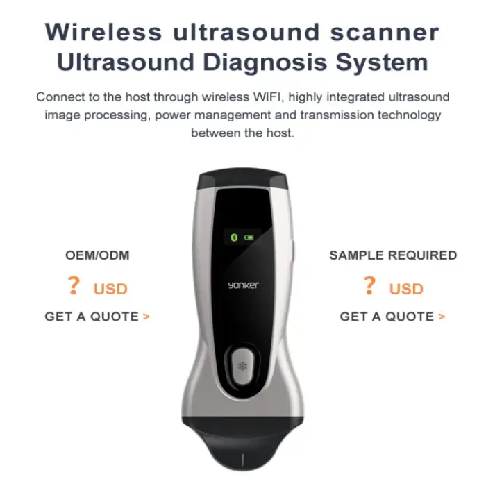 Handheld USB WiFi Color Doppler Ultrasound Scanner Portable Wireless Medical Ultrasound Probe Machine