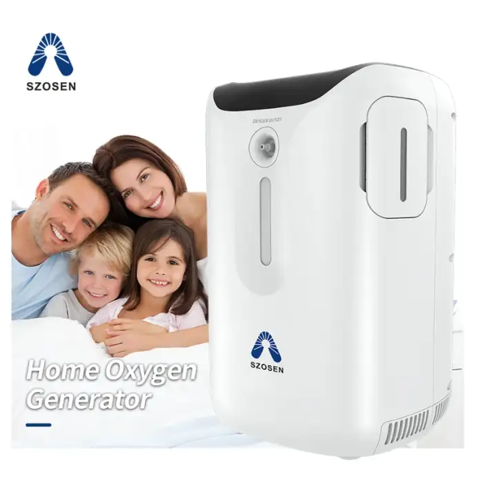 1L Mini Portable Rechargeable Oxygen Concentrator For Travel Pulse Therapy Device