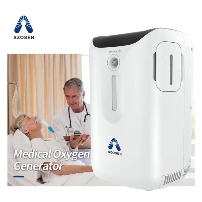 1L Mini Portable Rechargeable Oxygen Concentrator For Travel Pulse Therapy Device