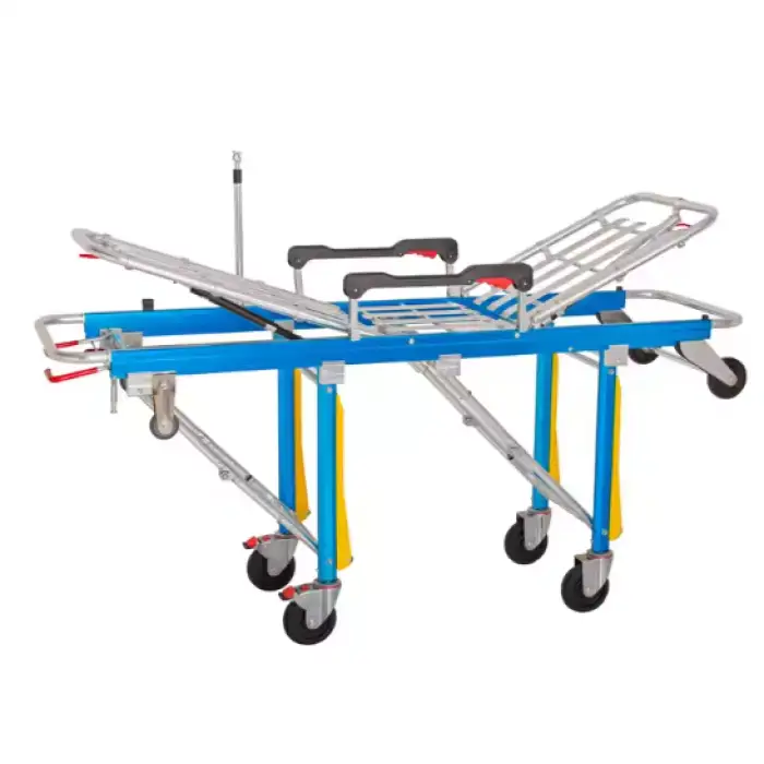 Medical Equipment First Aid Ambulance Stretcher with Wheels