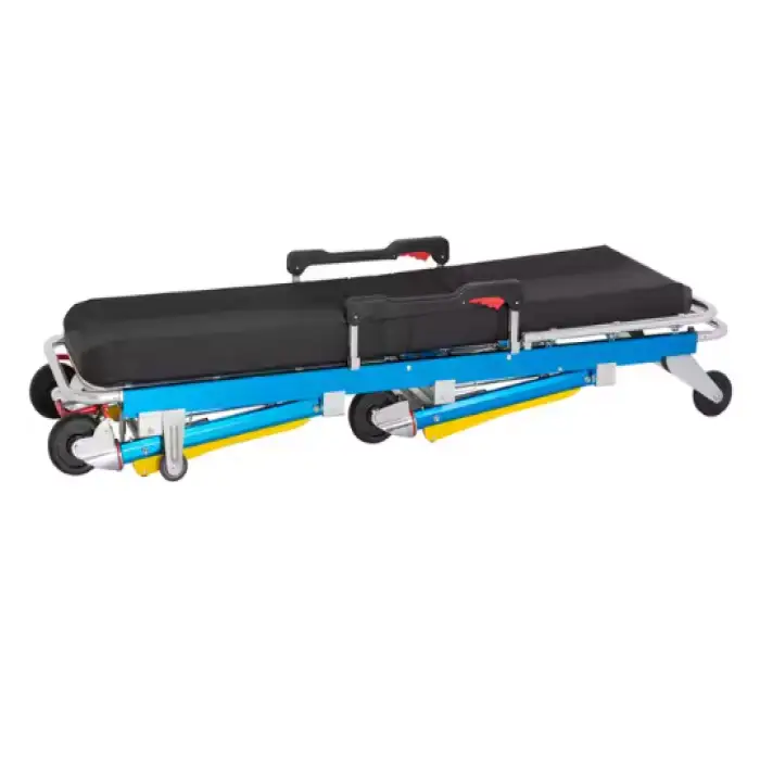 Medical Equipment First Aid Ambulance Stretcher with Wheels