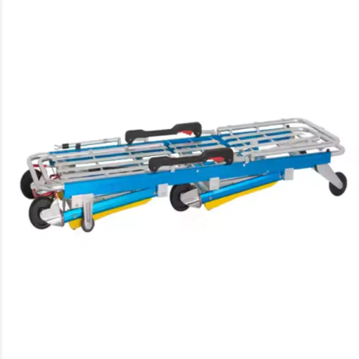 Medical Equipment First Aid Ambulance Stretcher with Wheels