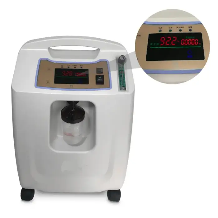 Hospital Home Travel Use O2 Equipment High Flow Medical 3L LED Touch Screen Electric Oxygen Concentrator With Timing Functions