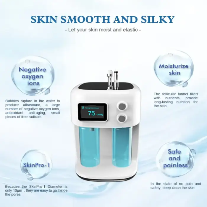 Hydrodermabrasion Aqua Peel Facial Machine Micro Hydro Hydroderm Device With RF Machine For Salon