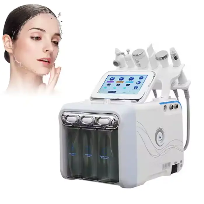 6 in 1 hydradermabrasion facial cleanser diamond dermabrasion machine for skin rejuvenation facial moisturizing machine