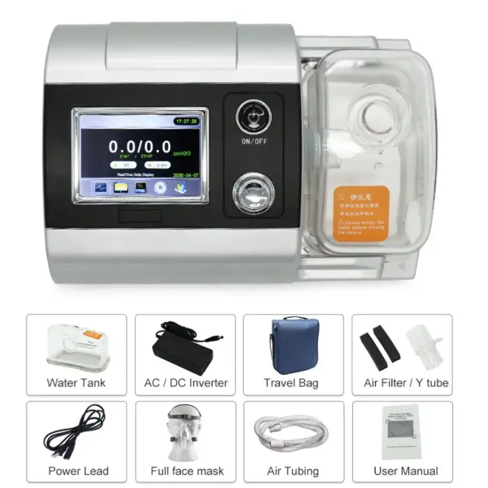 Medical Hospital Travel Low Noise Bipap Bpap C pap Machine Apnea Sleep Device Cpap-machines C-pap Machine Portable Auto Cpap