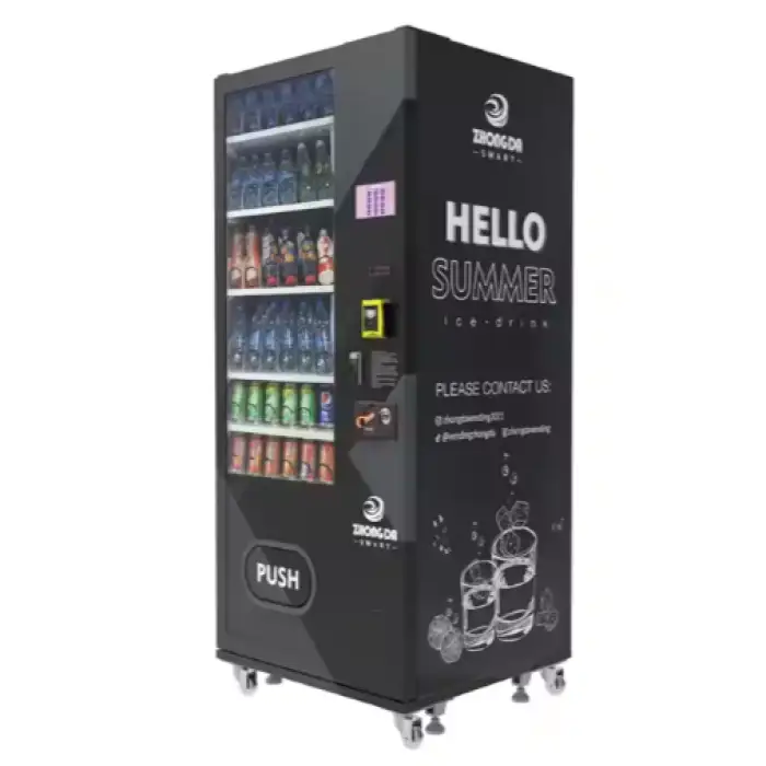 Combo Vending Machine for Snacks, Drinks, and More