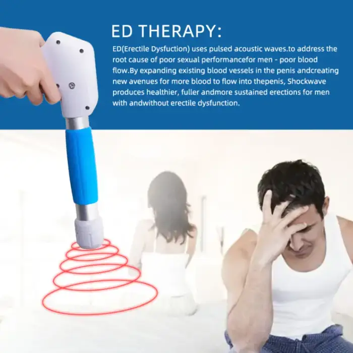 ESWT Physiotherapy Equipment Medical Pain Relief ed Radial and Focused Pneumatic Shockwave Therapy Machine