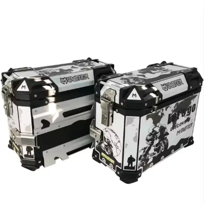 Motorcycle Aluminum Storage Boxes with Waterproof Feature