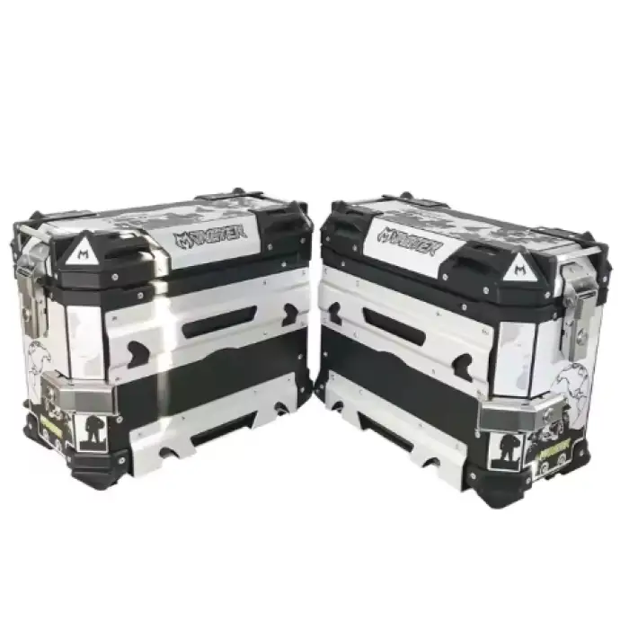 Motorcycle Aluminum Storage Boxes with Waterproof Feature