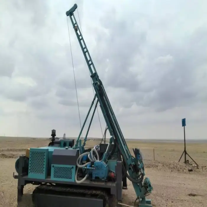 Fully hydraulic rope core drilling rig