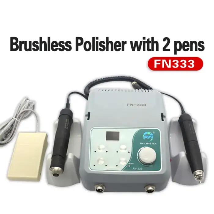 Dental Electric Polisher FN333 Dental Laboratory Polisher with two pens Micromotor Handpiece