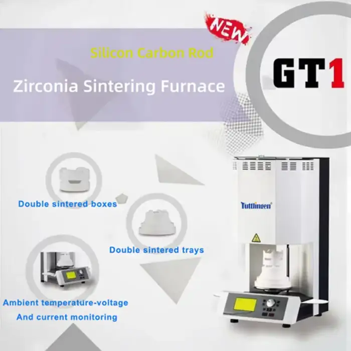 Fast sintering Furnace GT1 Dental Laboratory use 1550c High Temperature