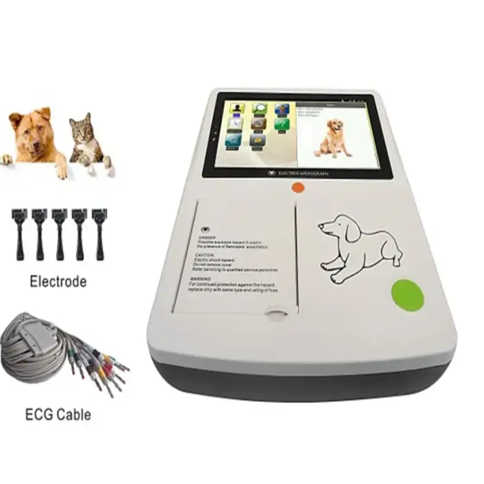 Veterinary ECG Machine 7 Lead or 12 Lead Animal ECG Machine Vet ECG Machine