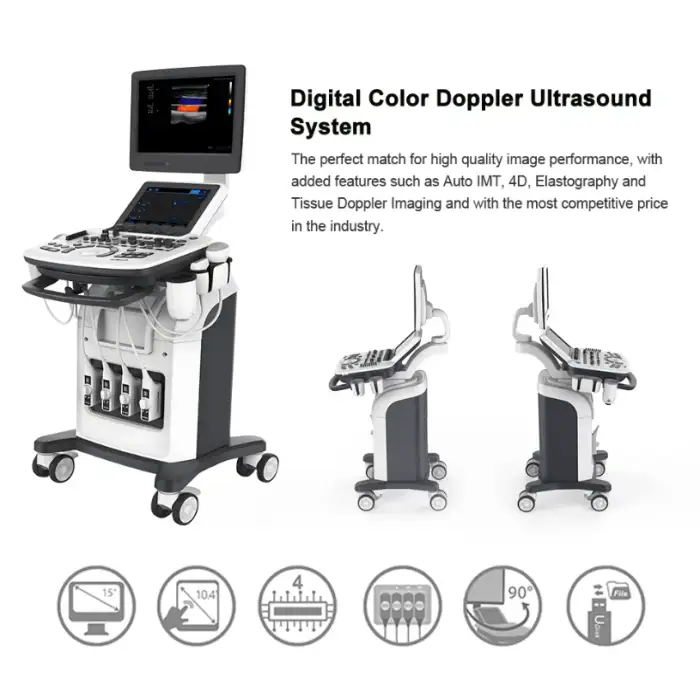 Medical veterinary ultrasound machine for vet pregnancy scan