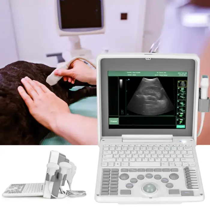 Hospital Diagnostic Ultrasound Medical Veterinary Portable Machine