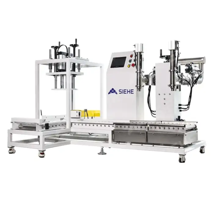 Double Head Chemical Liquid Filling Machine 110V or 220V 2000-4000 BPH Capacity