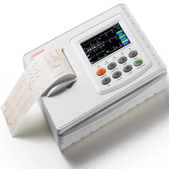 YD-12033 channel monitor ECG recorder with analyzer 12 lead electrocardiogram machine