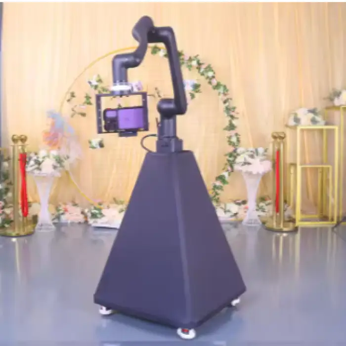 Wedding Portable Selfie Station Spinning DSLR Photobooth Overhead Photo Arm Robotic Camera Arms 360 Photo Booth Machine