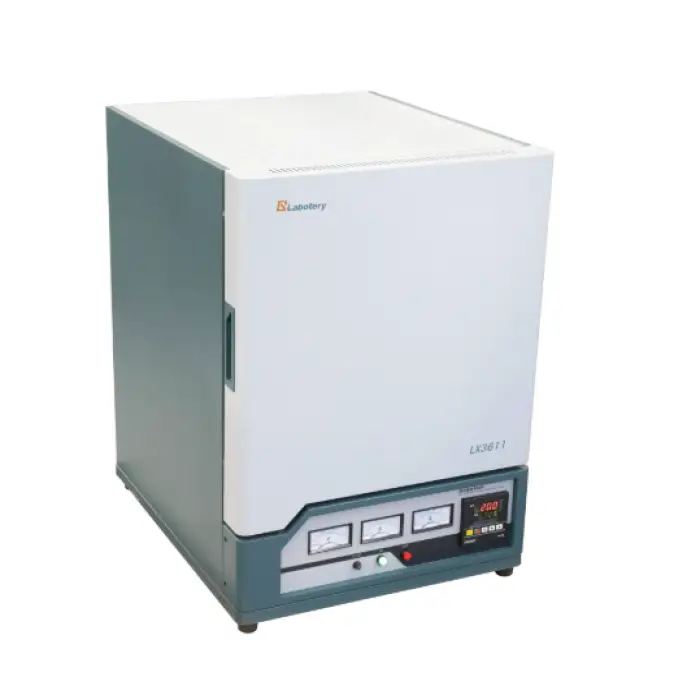 Programmed Ceramic Fiber 1200 1400 High Temperature Box Muffle Furnace