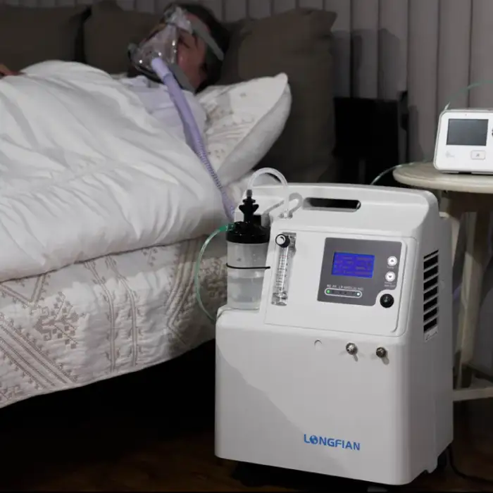 Silent Home Medical Oxygen Concentrator, High Efficiency 5L Flow Rate, Quiet And Comfortable For Home And Office.