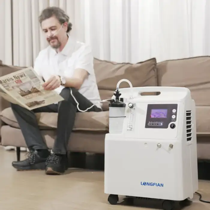 Silent Home Medical Oxygen Concentrator, High Efficiency 5L Flow Rate, Quiet And Comfortable For Home And Office.