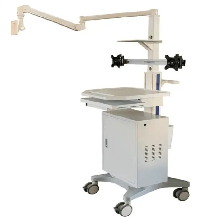 Multi-Functional Diagnostic Ultrasound Trolley Computer Trolley Patient Monitor Trolley for Hospital Use