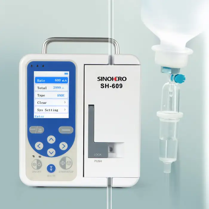 Portable Electric Syringe Infusion Pump for Animals Volumetric Infusion Pump for Emergency Clinics Use Hospital Use