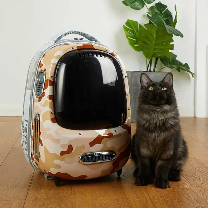 Travel Bag Backpack Waterproof Breathable Pet Travel Bag Dog Cat Space Capsule