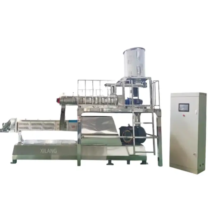 2000 Kg Per Hour Pet Dog Cat Food Extruder Making Machine Production Line